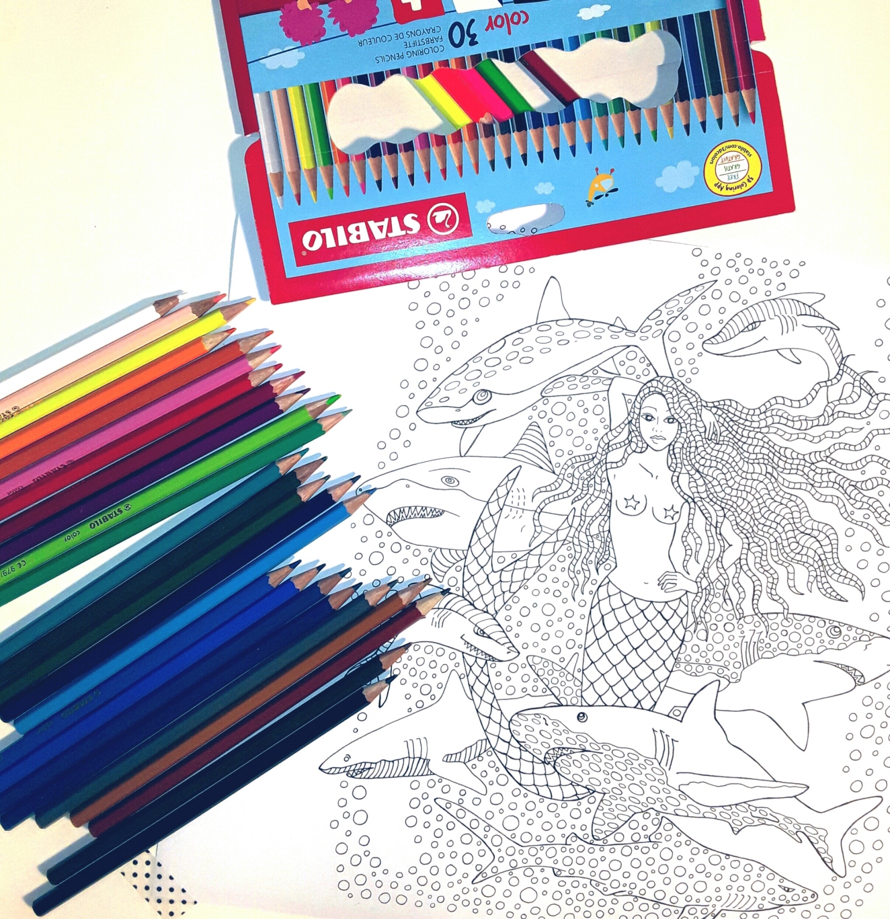 “Navadne” barvice/”Resna” risba